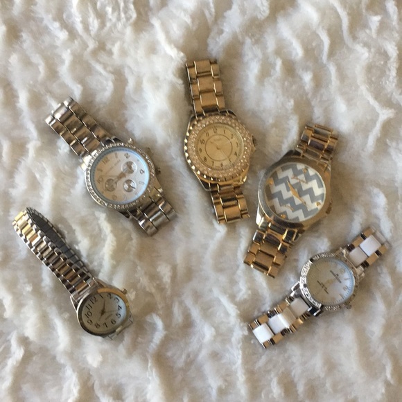 Lot 5 watches Michael Kors, Anne Klein - Picture 2 of 8